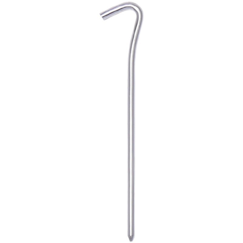 Camping tent ground nail outdoor canopy accessories aluminum alloy ground nail ultra light question mark ground nail wind rope fixed camp nail