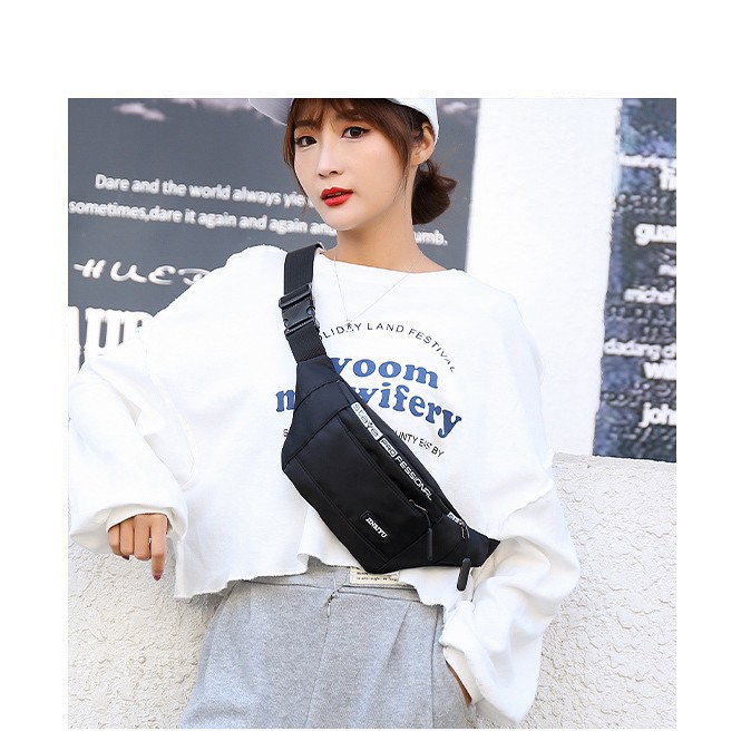 Waist Bag Wholesale New Leisure Sports Waist Bag Men's Nylon Waterproof Mobile Phone Waist Bag Women's Multifunctional Crossbody Bag Chest Bag