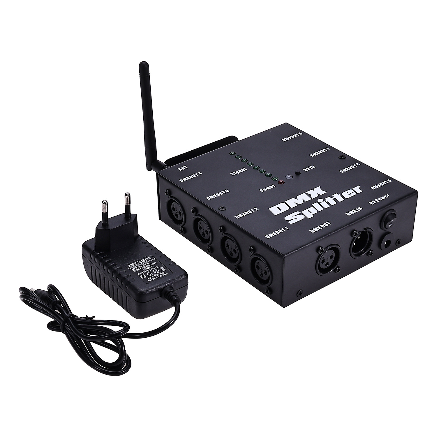 8-way wireless dmx512 signal amplifier DMX controller DMX512 distributor console