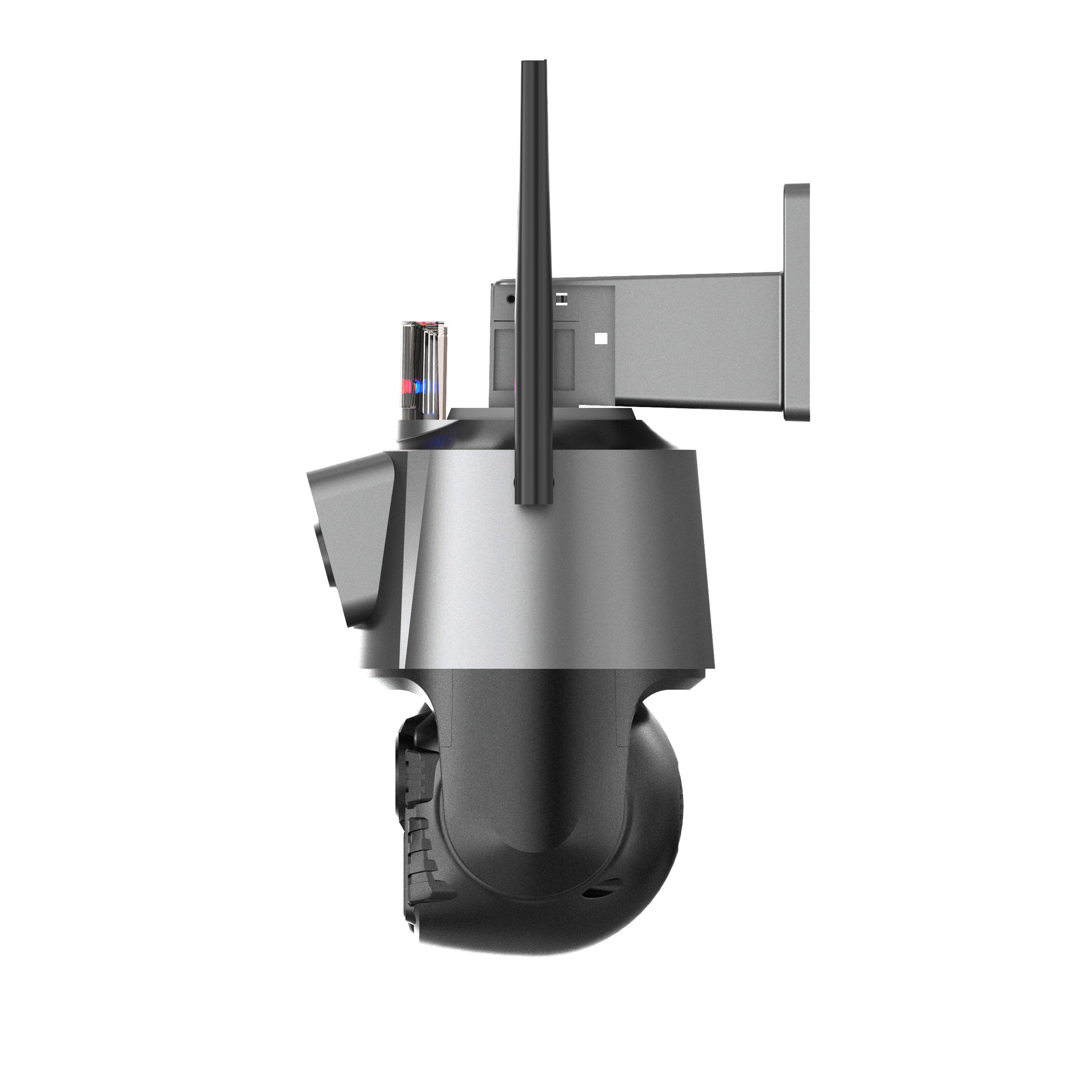 Icseeガンボール連動二重レンズ監視二重スクリーン360度屋外防水高精細wifiボール機二重目雄