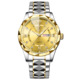 Between gold-gold face-gold ring shell
