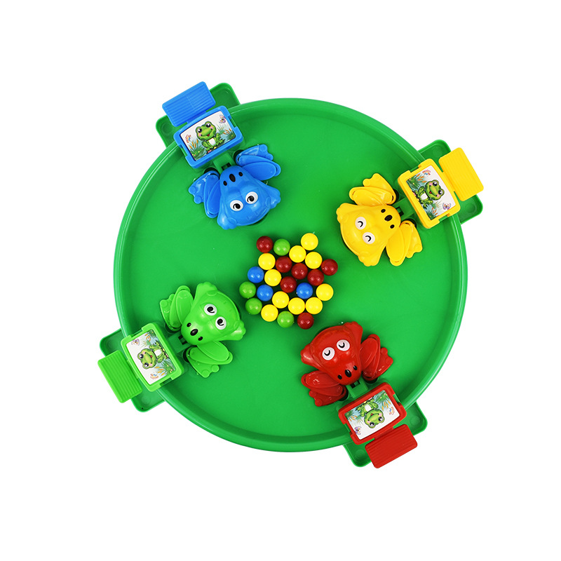 Shake the Sound Frog eat beans toy two or three four people eat beads frog game parent-child interactive desktop fun children's toys