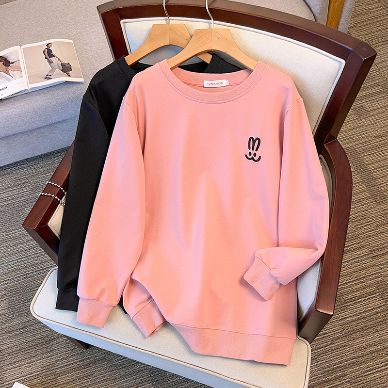 200/350 large size over plus size loose Autumn Sweater chest circumference/150/160/170-7131