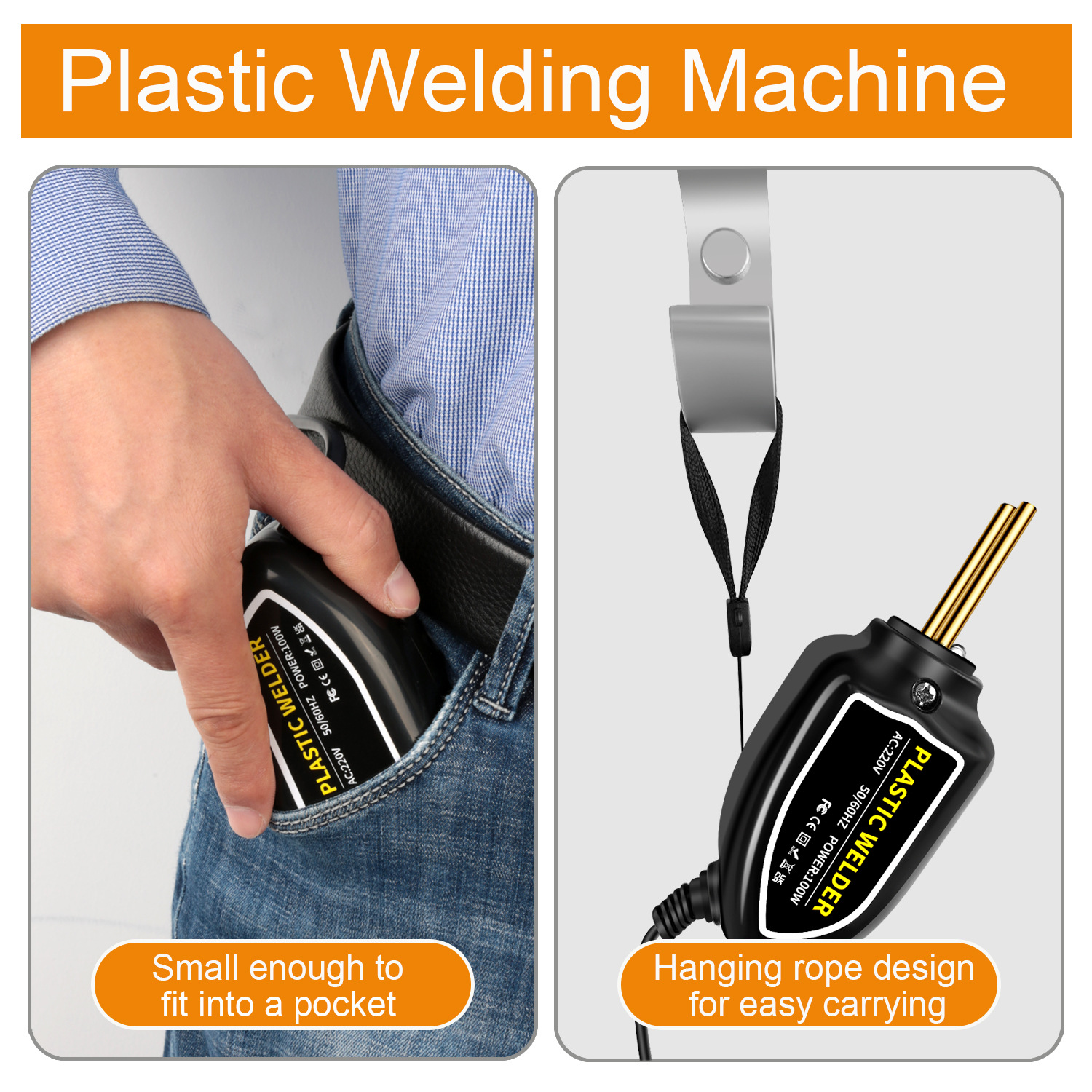 Cross-border hot sale car bumper repair machine plastic welding machine plastic repair tool plastic welding gun welding nail machine