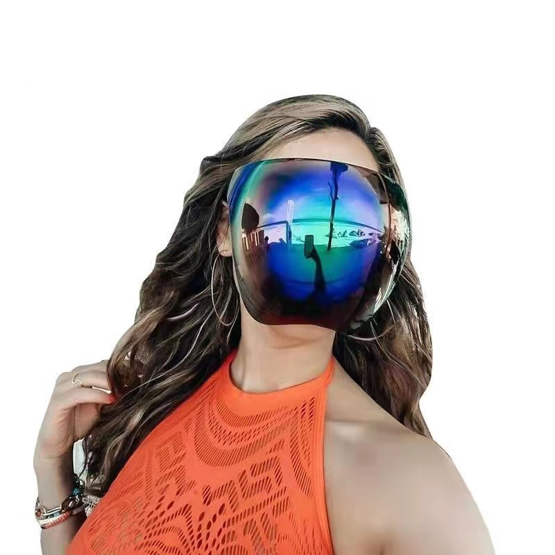 Space Full Face Protective Mask Anti-splash Anti-fog HD Isolation Goggles Kitchen Oil Smoke and Epidemic Prevention Face Screen