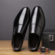 2024 spring and autumn popular men's business formal leather shoes genuine leather breathable height increasing shoes invisible height increasing 6CM men's shoes single