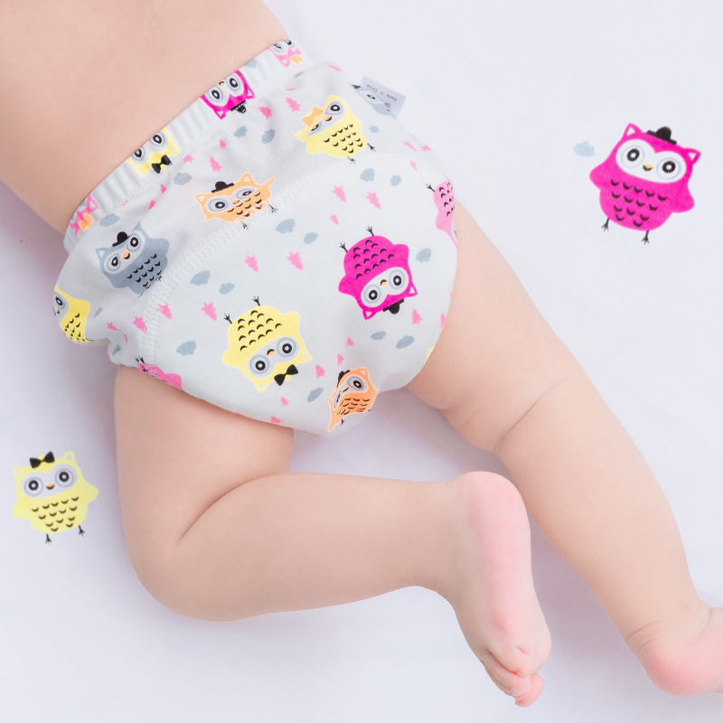 2021 Baby Training Pants Washable 6-Layer Cotton Diaper Pants Baby Diaper Pants Cotton Study Pants Summer Diaper Pants