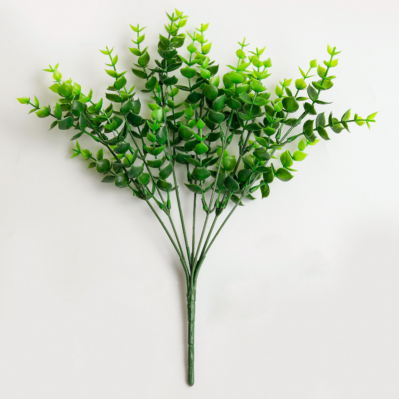 Simulation eucalyptus plastic flower potted living room put bunch of aquatic plants fake flowers fake flowers green simulation plant Lysimachia