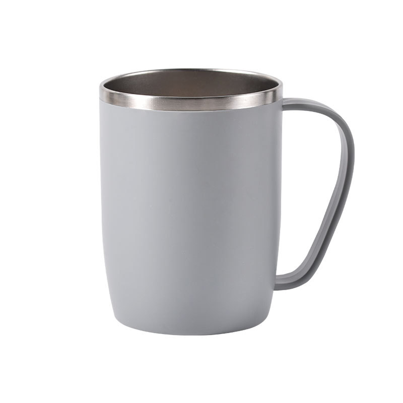 Stainless Steel Gargle Cup Couple's Two-Pack Toothbrush Cup with Handle Gargle Cup Ins Toothbrush Cup Advanced Sense