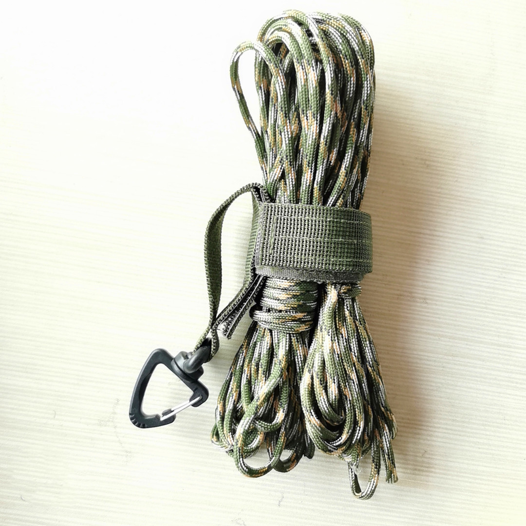 [New] multi-purpose gloves hanging buckle military fans outdoor tactical gloves mountaineering rope storage buckle