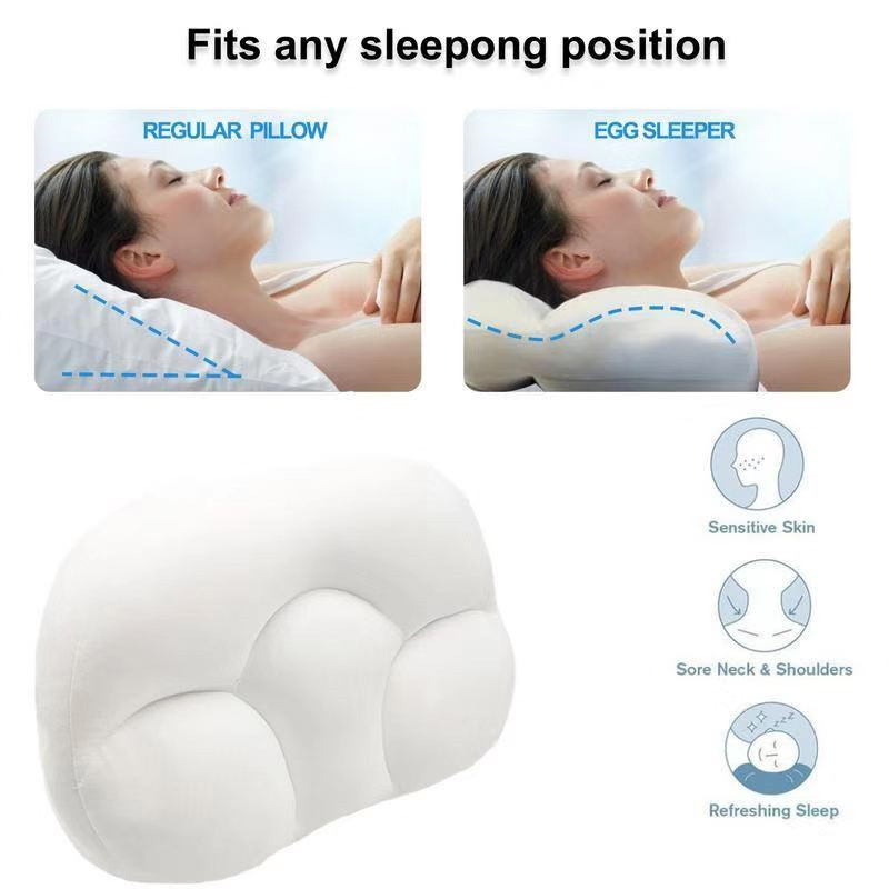 Office multifunctional anesthetic pillow, egg pillow, sleep aid pillow, egg sleeper waist pillow, cervical vertebra pillow