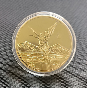 Supply multicolored paste Mexican Eagle foreign antique coins copper silver-plated Statue of Liberty commemorative coins
