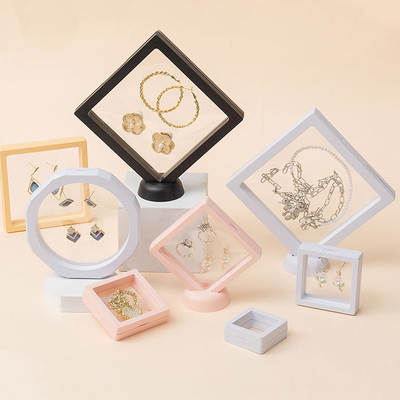 pe Suspension Box Film Jewelry Box Anti-oxidation Exquisite Earrings Earrings Rack Display Rack Earrings Jewelry Storage Box