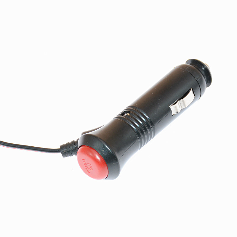 Car cigarette lighter plug car cigarette lighter 1.5 meters power cord with switch 12V24 universal