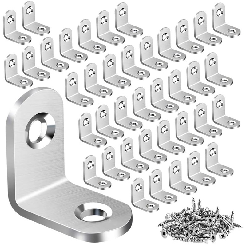 Metal stamping parts L-shaped right-angle code furniture home decoration link fasteners can be sub-assembled cross-border supply