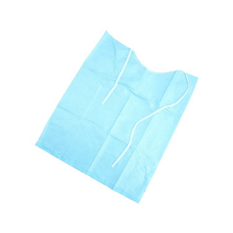 Dental Disposable Tie Scarf Oral Spreading Towel Beauty Salon Dental Clinic Coated Paper Bib Pack 600 Pieces