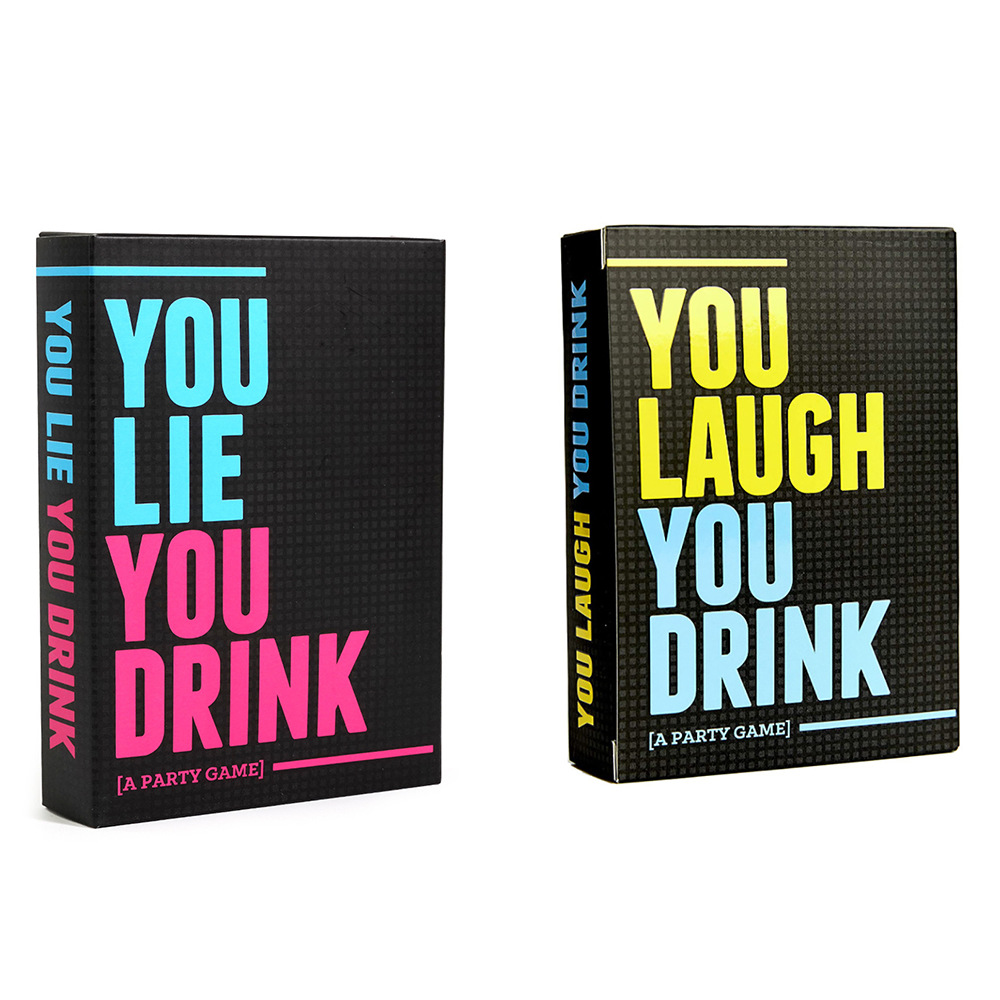 All English drunk challenge You Lie You Drink who Lie who Drink family party table game