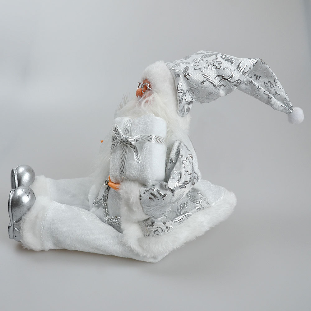Cross-border new Christmas decoration Christmas resin elderly ornaments standing sitting Santa resin Christmas decoration_voghion.com