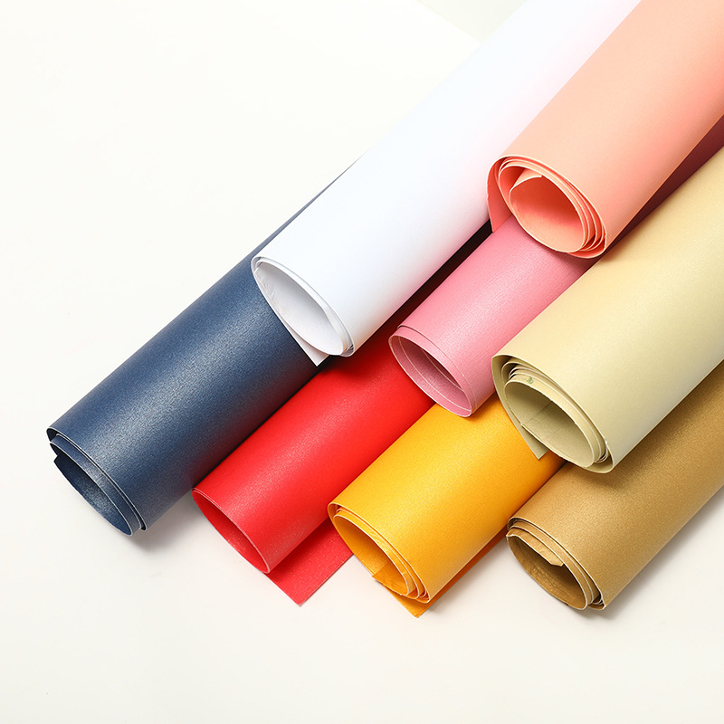 Spot double plane 250g color Pearl paper special paper A3A4 multi-purpose manual thick cardboard