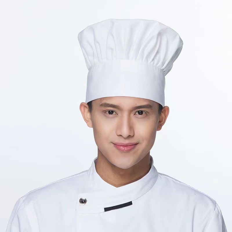 Chef work cap men and women Summer breathable kitchen hot pot restaurant beret waiter work cap custom