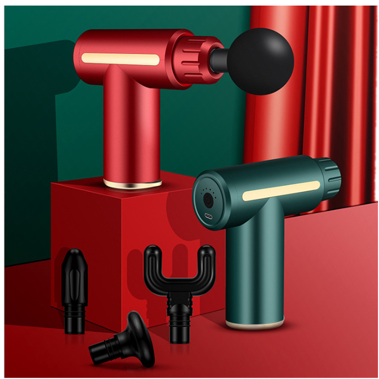 Cross-border mini fascia massager relaxing muscle vibration shock gun household electric neck mask grab instrument fascia gun