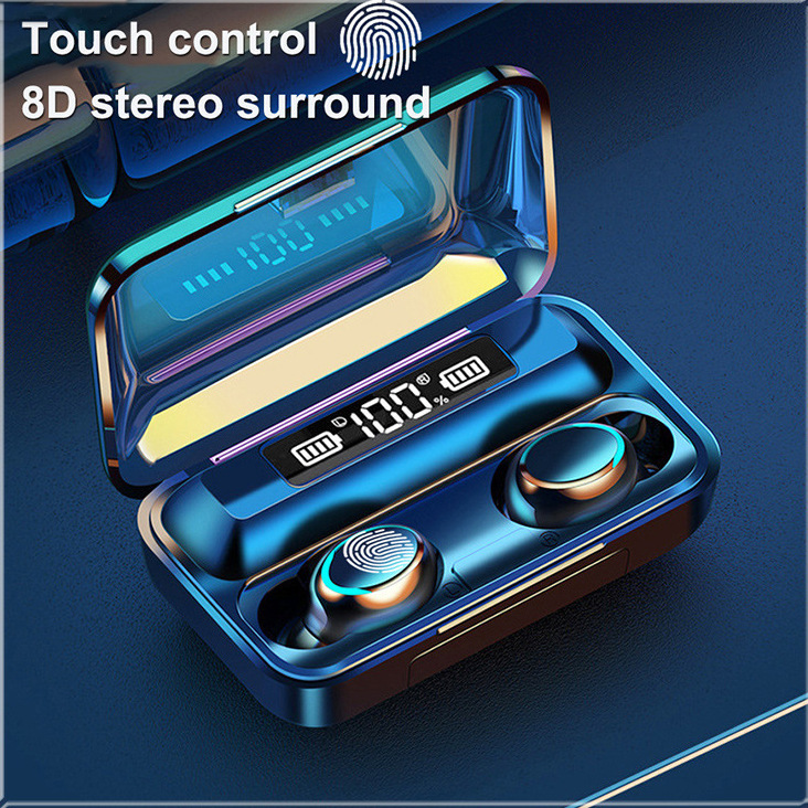 Cross-border Explosions F9 True Wireless Bluetooth Headset M10 True TWS Mini In-Ear Large Power Hot Selling Foreign Trade Headset