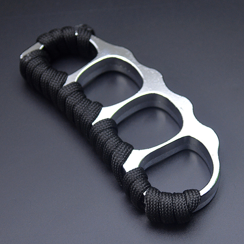 Pea small four-eye knuckle ring four-finger buckle ring bracelet small pea pod finger Tiger boxing ring cross-border