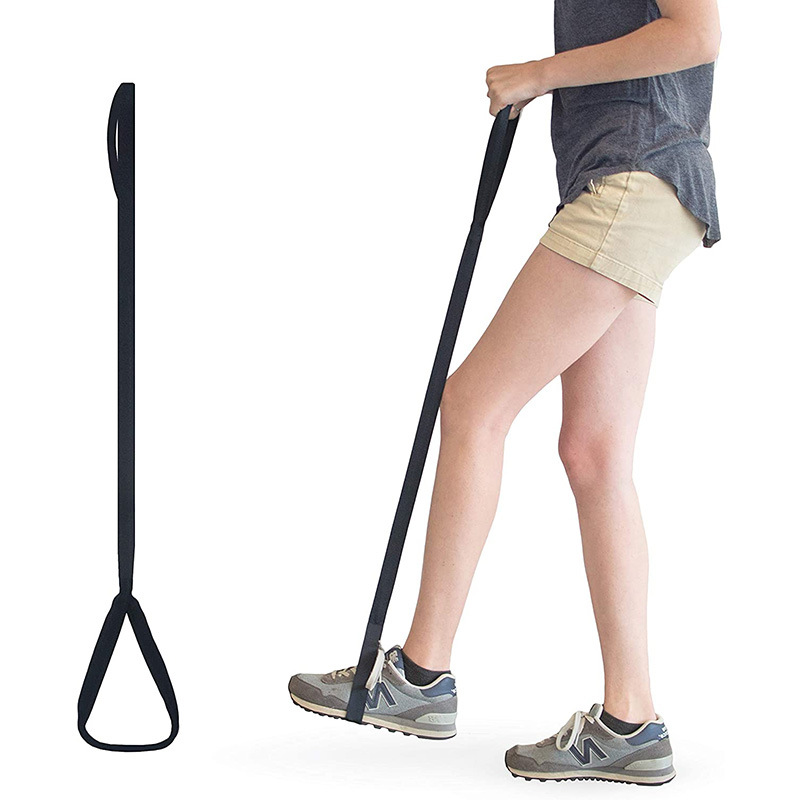 Disabled leg lifter wheelchair foot lifting auxiliary belt long leg lifter foot ring paralyzed foot shift belt