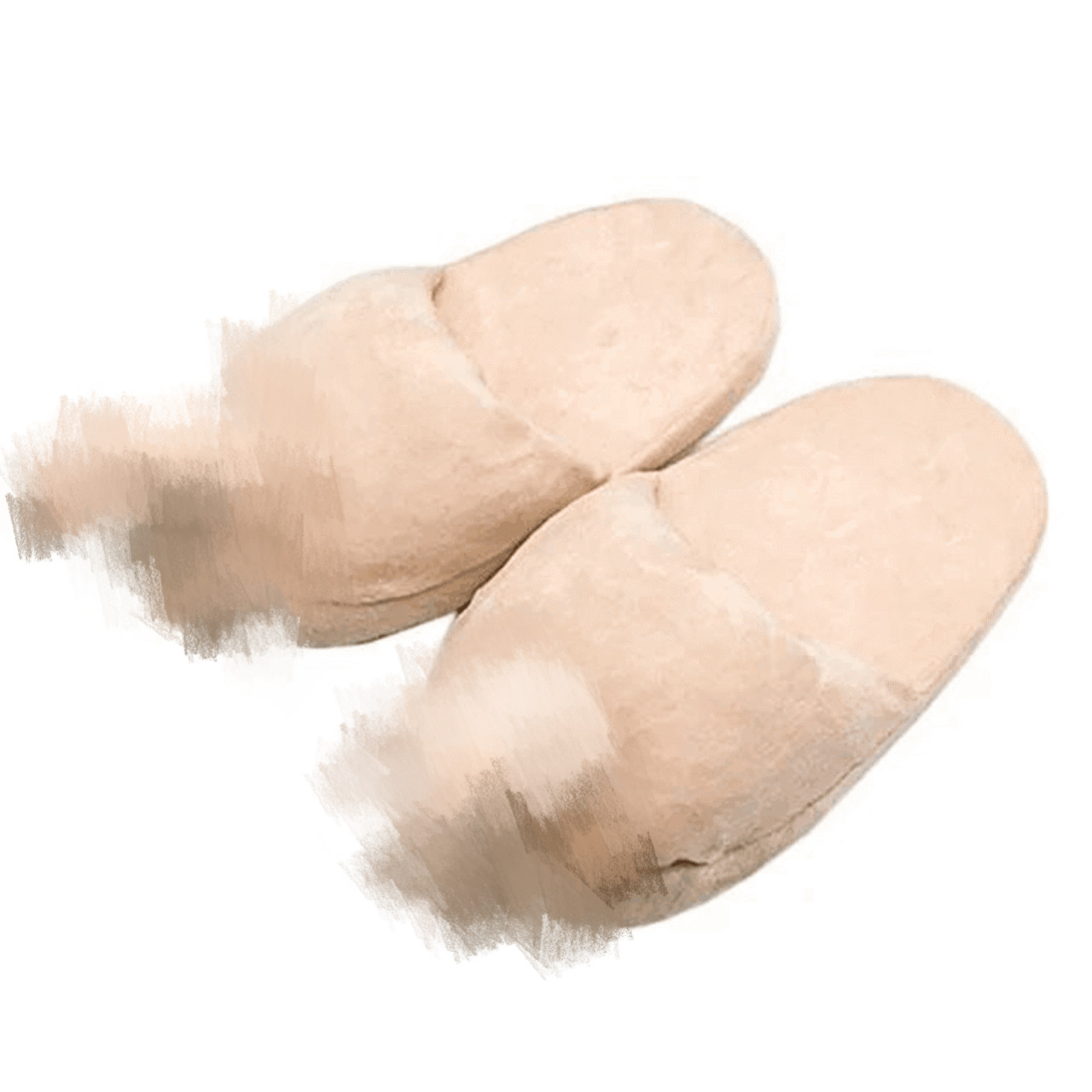 Spot adult men's and women's fashion creative funny modeling cotton slippers plush flat slippers a generation of hair