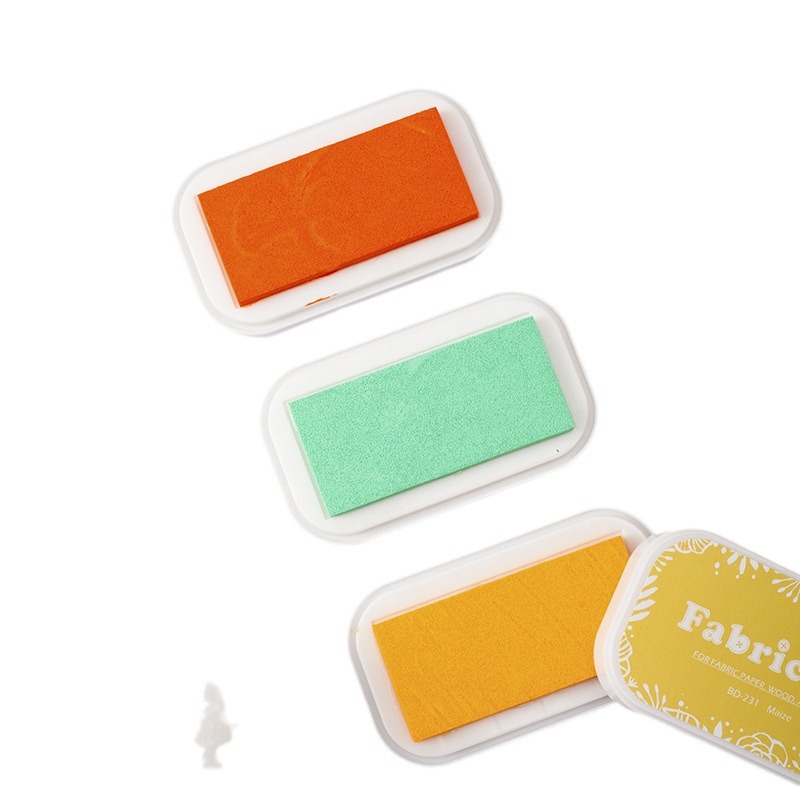 BD cloth printing table large box retro sponge hand account color cutting and pasting multi-use details good rubber stamp printing table ink pad