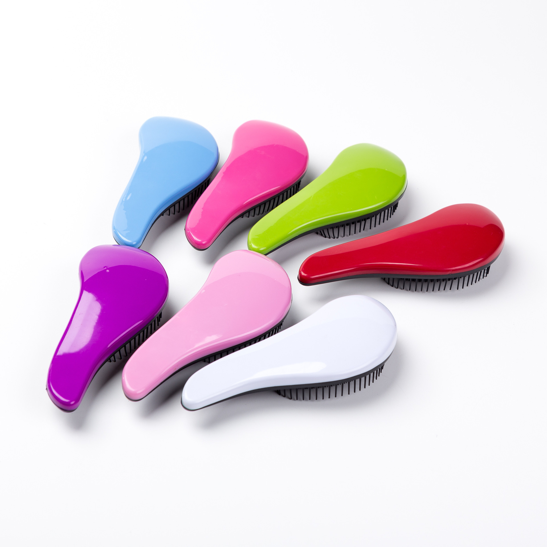 Handle hair comb massage comb multi-color TT comb unisex hair comb fluffy scalp comb wholesale