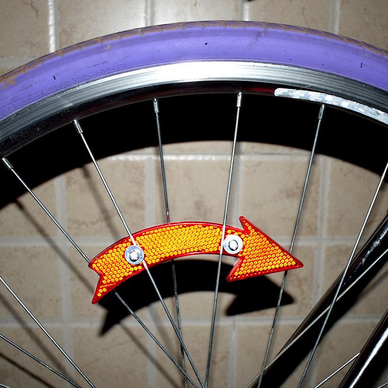 Bicycle Rim Spokes Reflective Sheet Reflective Sheet Reflective Light Reflective Strip Warning Light Night Shelf Reflective Tail Light