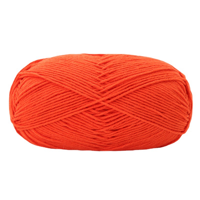 Yimian four-strand milk cotton 4-strand doll thread Korean cotton medium thick baby children's wool crochet hand knitting thread wholesale