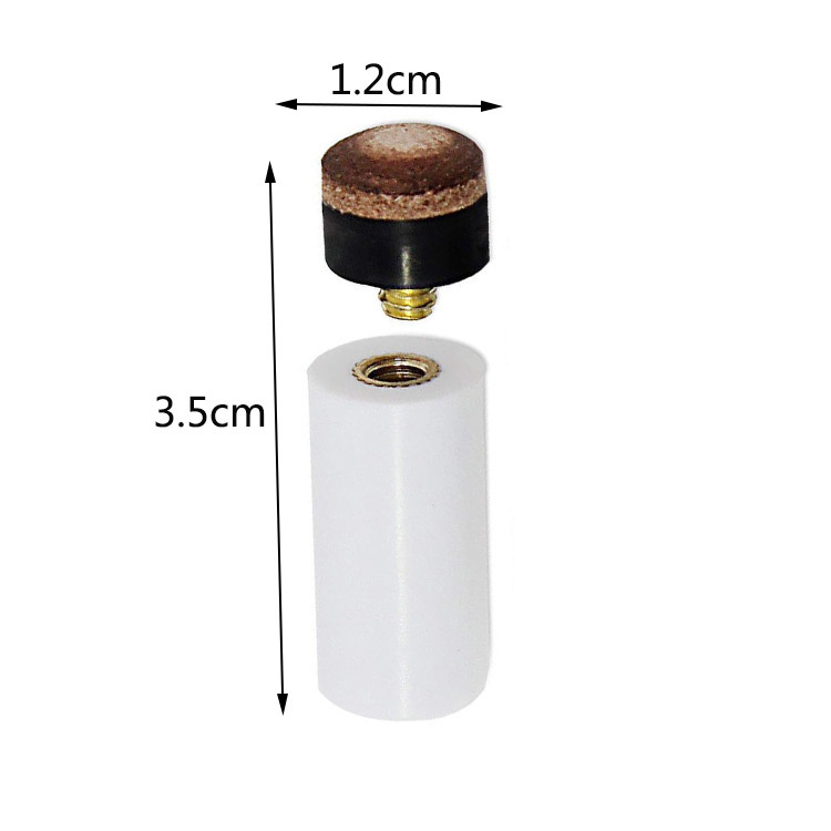 Billiard Cue 12mm Gong Silk Tip + First Corner Nine Cue First Corner Long First Corner Billiard Supplies Accessories Cross-border