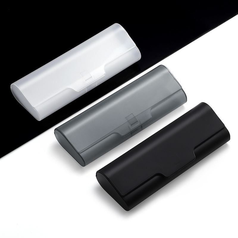 Plastic Glasses Box Simple Portable Myopia Presbyopic Glasses Storage Advanced Factory High Color Value Eye Box Wholesale