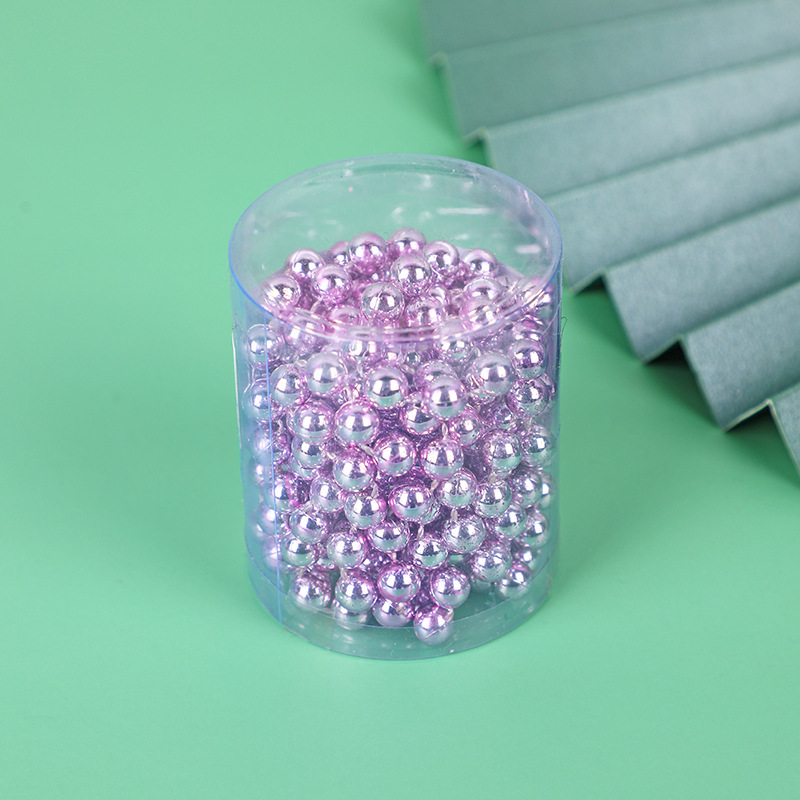 メーカー卸売りクリスマスビーズチェーンクリスマス装飾ビーズプラスチックメッキビーズクロスボーダーパーティー用品|undefined