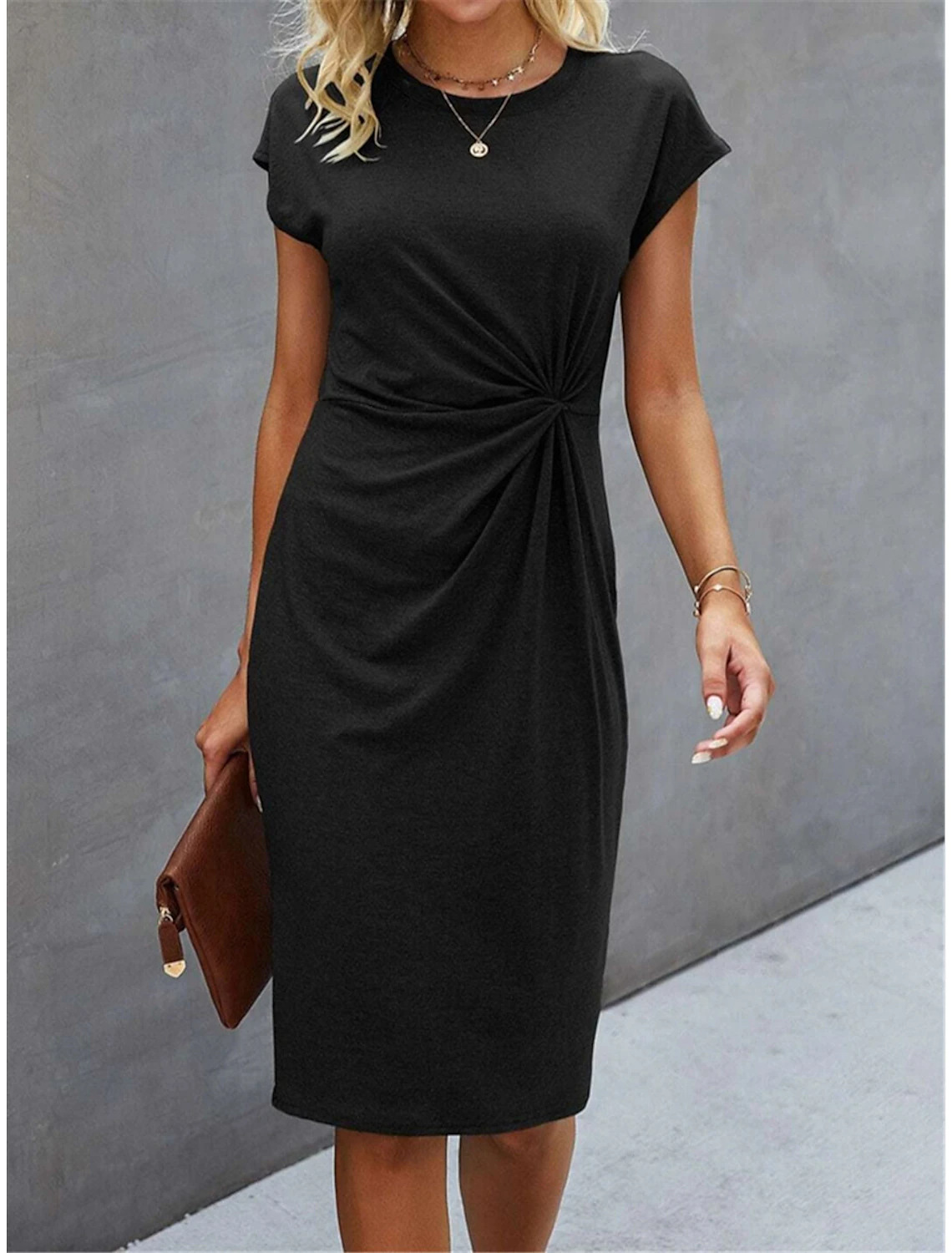 [Spot] TEMU women's pleated dress