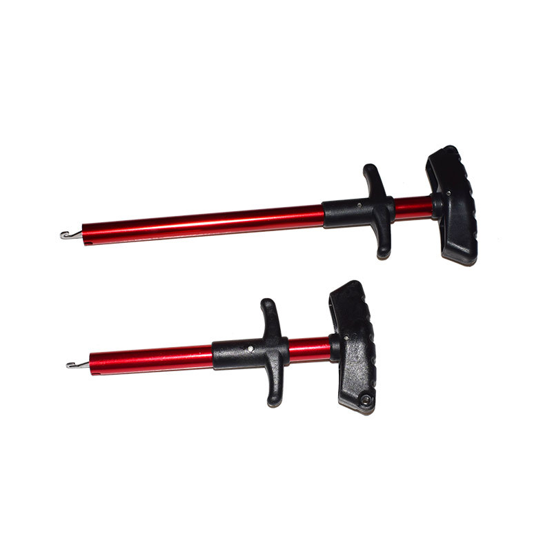 Aluminum alloy hook picker fishing gear hook picker portable T-type hook picker deep throat hook separator for fishing