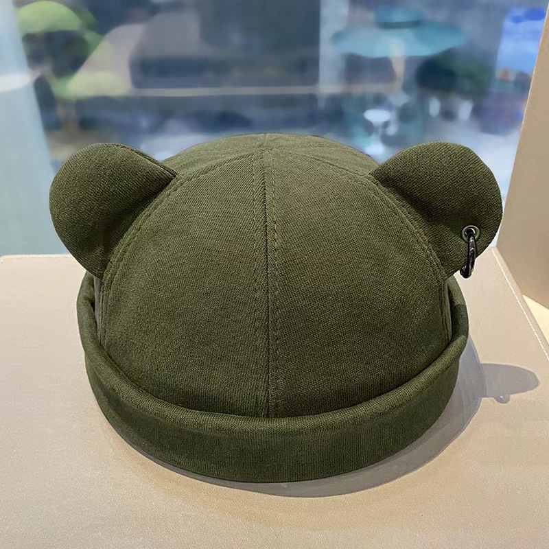 Army Green (with earrings)