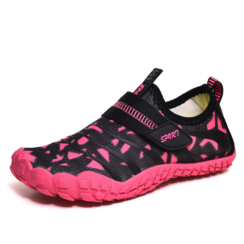 2024 Cross-border Five-finger Tracing Shoes Boys Wading Shoes Children's Outdoor Diving Beach Shoes Girls Breathable Fitness Shoes