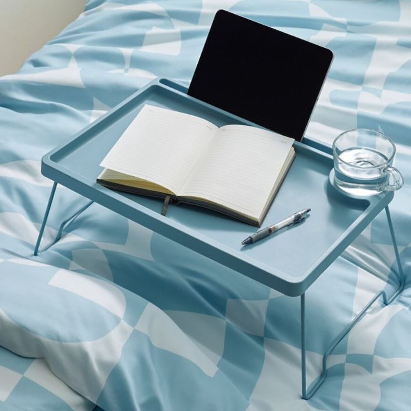 Buwala bed small table folding table dormitory desk laptop stand lazy table study table Mobile