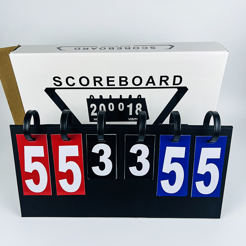 Factory sale scoreboard cloth leather six digit scoreboard table tennis ball badminton scoreboard basketball scoreboard