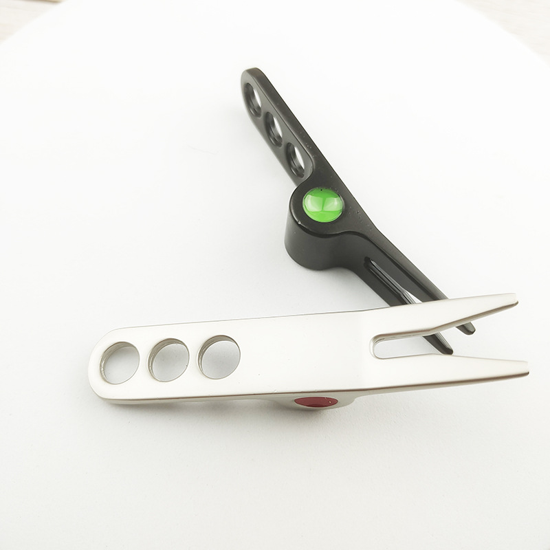 Cross-border in stock supply Golf Divot tool green fork zinc alloy grass fork turf tool