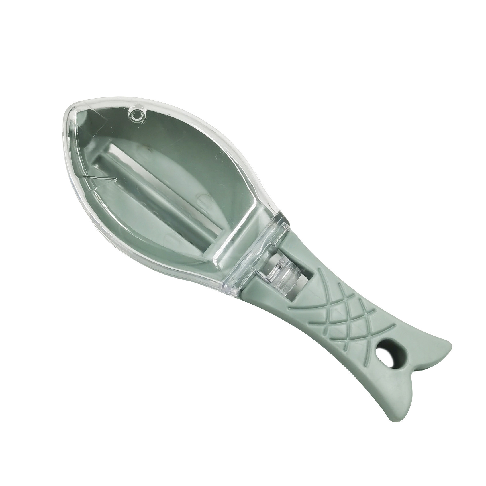 Kitchen scale scraper with lid fish scale scraper manual fish scale removal tool fish scale brush kitchen gadget