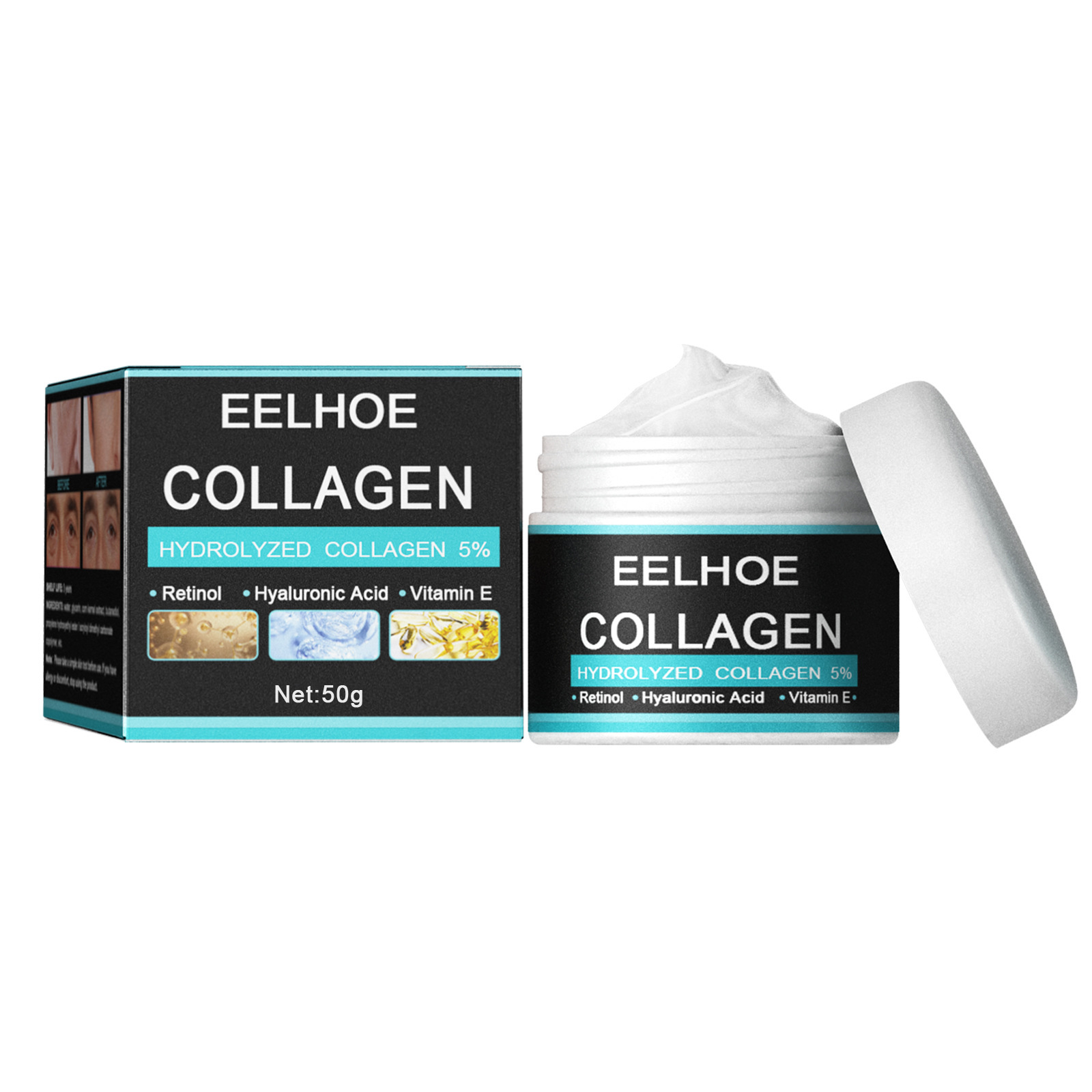 EELHOE men's anti-aging cream skin firming fade fine lines hydrating brightening moisturizing facial moisturizing cream