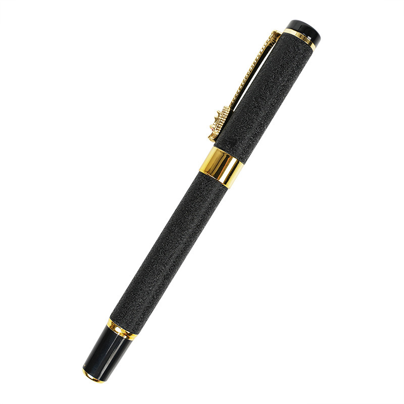 Faucet pen metal frosted Rod 12 color bead signature pen advertising gift pen gel pen lettering logo