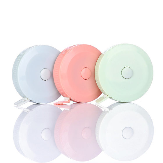 Automatic Retractable Small Ruler Portable Measuring Tape Measure Waist Measuring Clothes Ruler Soft Ruler 1.5 m Tape Ruler Household Portable