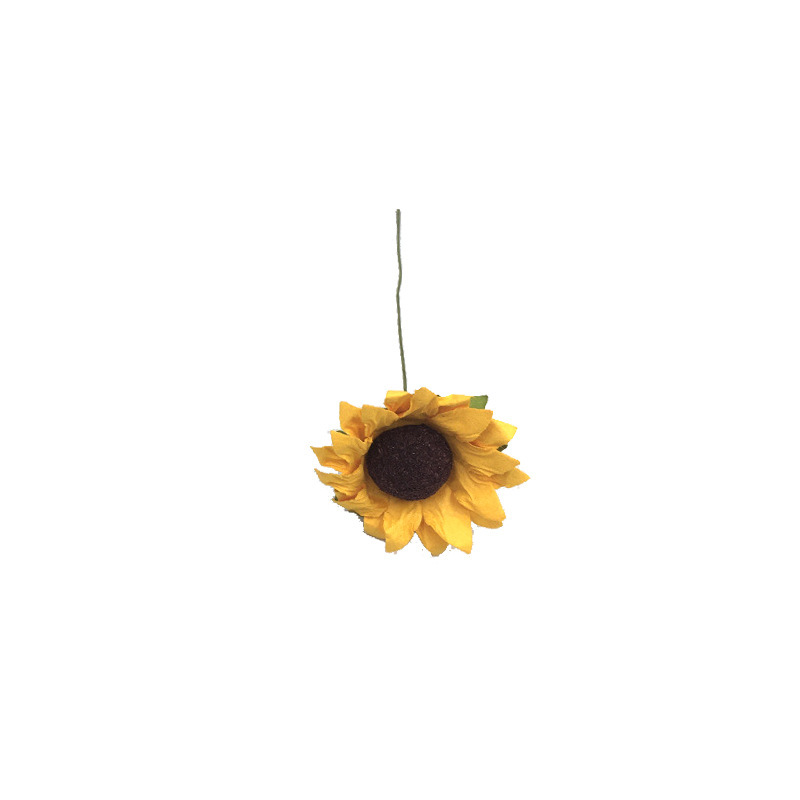 Spot simulation sunflower sunflower paper flower birthday card candy box packaging accessories DIY wedding gift box