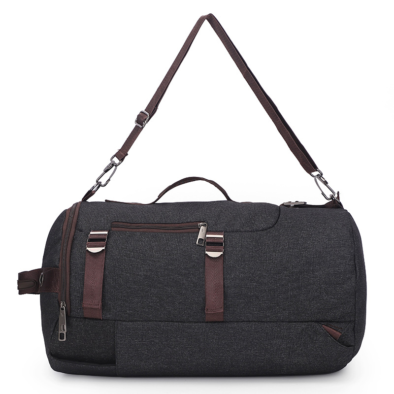 Men's Fashion Outdoor Sports Double Shoulder Bag, Manufacturer Wholesale High-Capacity Travel Backpack with Saddle Strap