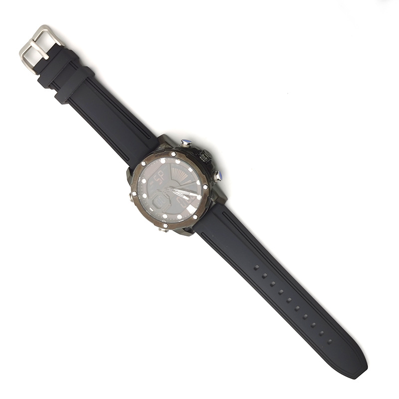 Two-color contrast color matching smart watch accessories 20 22 24mm quick release switch silicone strap